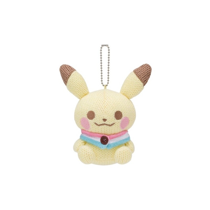 Wool Keychain Plush Pikachu
