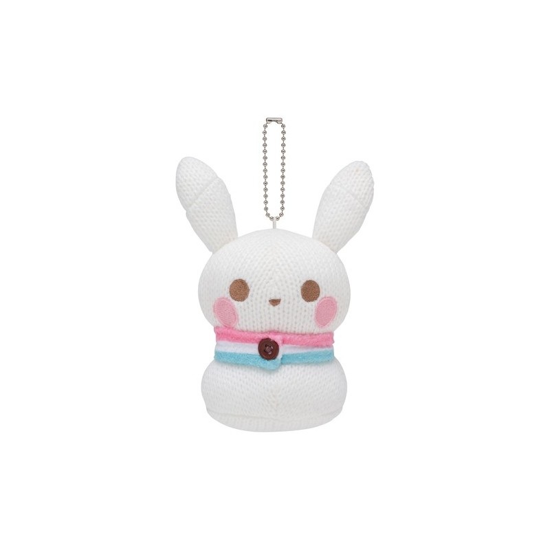 Wool Plush Keychain Snowman Pikachu