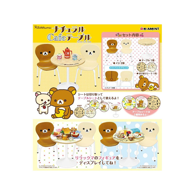 Toys Caf Table and Chairs Rilakkuma