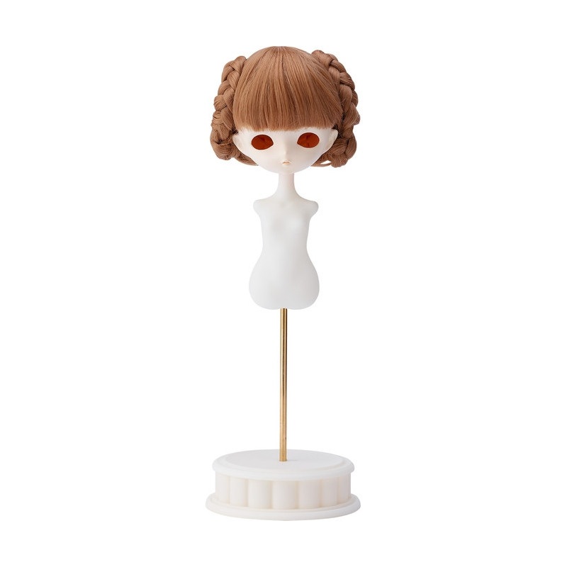 Accessory Wig Short Bun Brown Harmonia bloom
