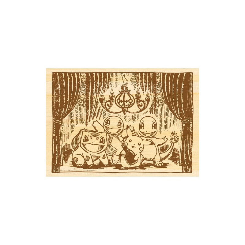 Wooden Jigsaw Puzzle Pikachu And Friends