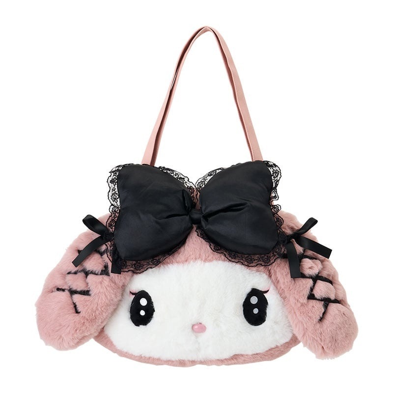 Tote Bag My Melody Face Shape Midnight Monochrome Special