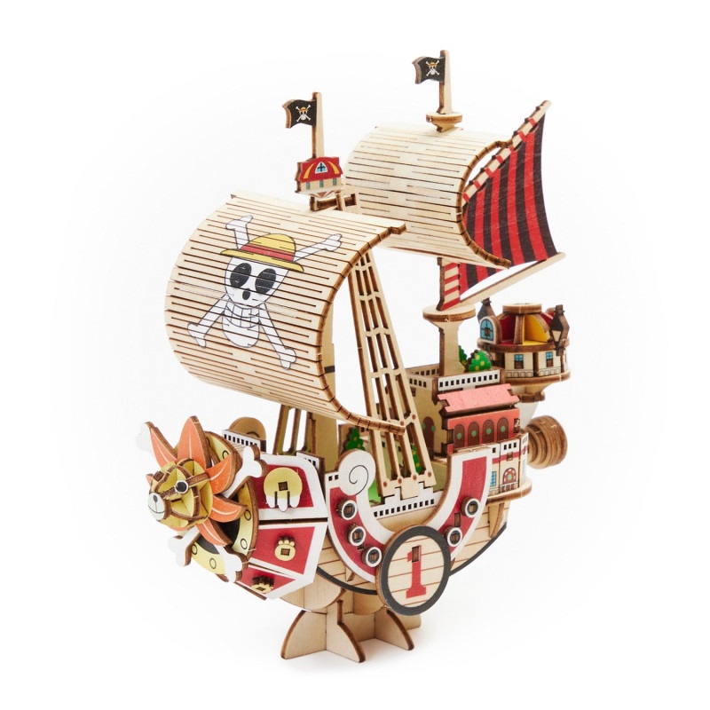 Wooden Art ki-gu-mi Thousand Sunny One Piece